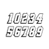 Leonx®Racing Number Stickers